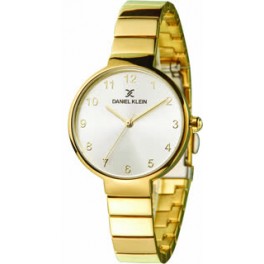 Montre femme Daniel Klein raffinée avec cadran chiffré diamètre 3,2 cm, garantie 2 ans.