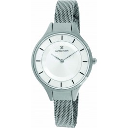 Montre femme Daniel Klein avec un bracelet milanais diamètre 3,2 cm, garantie 2 ans.