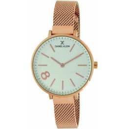 Montre femme Daniel Klein avec un bracelet milanais diamètre 3,2 cm, garantie 2 ans.