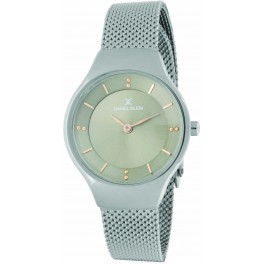 Montre femme Daniel Klein avec un bracelet milanais diamètre 2,8 cm, garantie 2 ans.