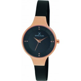 Montre femme Daniel Klein avec un bracelet milanais diamètre 2,8 cm, garantie 2 ans.