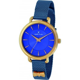 Montre femme Daniel Klein avec un bracelet milanais diamètre 2,8 cm, garantie 2 ans.