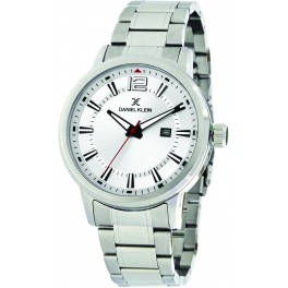 Montre pour homme avec dateur de la marque Daniel Klein diamètre 4 cm, garantie 2 ans.