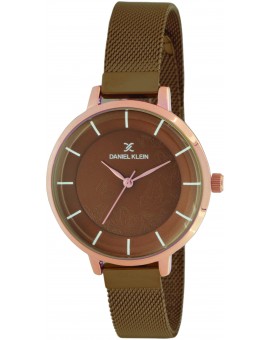 Montre femme Daniel Klein avec un bracelet milanais diamètre 2,8 cm, garantie 2 ans.