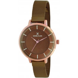 Montre femme Daniel Klein avec un bracelet milanais diamètre 2,8 cm, garantie 2 ans.