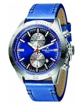 Montre homme avec dateur multifonctions Daniel Klein diamètre 4 cm, garantie 2 ans.Etanche 50 mètres.