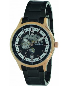 Montre homme automatique fond et cadran transparent  Daniel Klein diamètre 4 cm, garantie 2 ans.