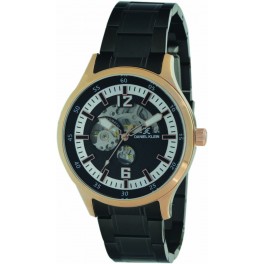 Montre homme automatique fond et cadran transparent  Daniel Klein diamètre 4 cm, garantie 2 ans.