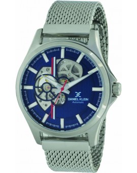 Montre homme automatique fond et cadran transparent  Daniel Klein diamètre 4 cm, garantie 2 ans.