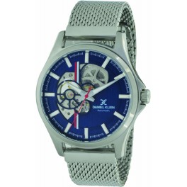 Montre homme automatique fond et cadran transparent  Daniel Klein diamètre 4 cm, garantie 2 ans.