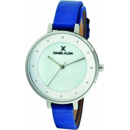 Montre femme tendance actuelle Daniel Klein cuir véritable diamètre 3 cm, garantie 2 ans.
