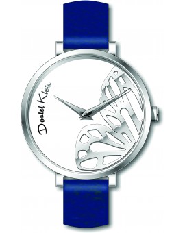 Montre femme Daniel Klein avec un bracelet cuir diamètre 3,2 cm, garantie 2 ans.