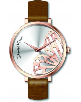 Montre femme Daniel Klein avec un bracelet cuir diamètre 3,2 cm, garantie 2 ans.