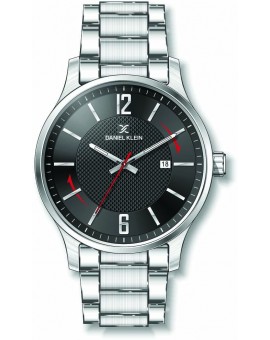 Montre homme avec dateur Daniel Klein diamètre du cadran 4 cm, garantie 2 ans.