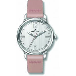 Montre femme tendance actuelle Daniel Klein cuir véritable diamètre 3,2 cm, garantie 2 ans.