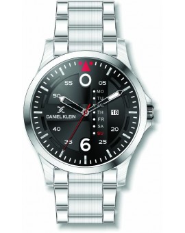 Montre homme avec dateur Daniel Klein diamètre du cadran 4,3 cm, garantie 2 ans.