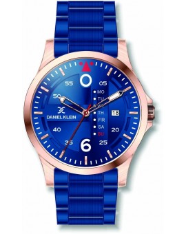 Montre homme avec dateur Daniel Klein diamètre du cadran 4,3 cm, garantie 2 ans.