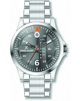 Montre homme avec dateur Daniel Klein diamètre du cadran 4,3 cm, garantie 2 ans.