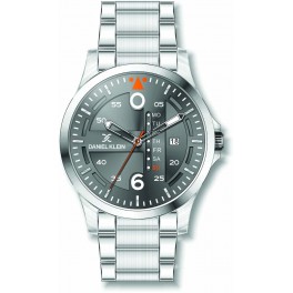 Montre homme avec dateur Daniel Klein diamètre du cadran 4,3 cm, garantie 2 ans.