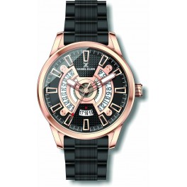 Montre homme avec dateur Daniel Klein diamètre du cadran 4,4 cm, garantie 2 ans.