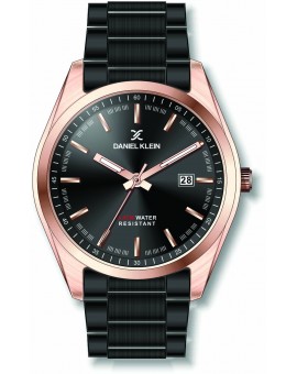 Montre homme avec dateur Daniel Klein diamètre du cadran 4,3 cm, garantie 2 ans.