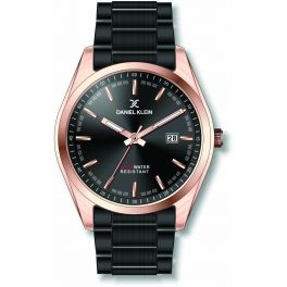 Montre homme avec dateur Daniel Klein diamètre du cadran 4,3 cm, garantie 2 ans.