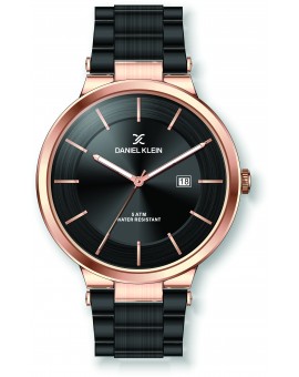 Montre homme avec dateur Daniel Klein diamètre du cadran 4,4 cm, garantie 2 ans.