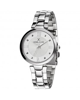Montre femme Daniel Klein, diamètre 2,8 cm, garantie 2 ans.