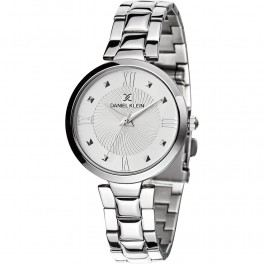 Montre femme Daniel Klein, diamètre 2,8 cm, garantie 2 ans.