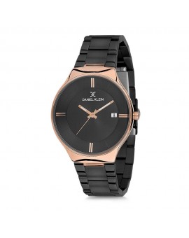 Montre homme avec dateur Daniel Klein diamètre du cadran 4,4 cm, garantie 2 ans.