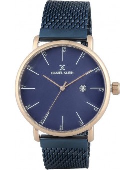 Montre homme avec dateur Daniel Klein diamètre du cadran 4,4 cm, garantie 2 ans.