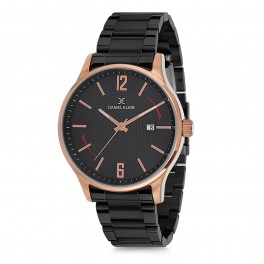 Montre homme avec dateur Daniel Klein diamètre du cadran 4,4 cm, garantie 2 ans.