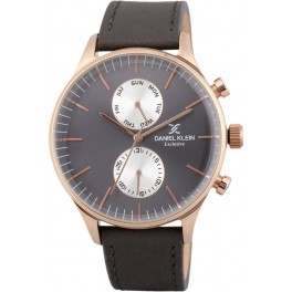 Montre homme avec dateur multifonctions Daniel Klein diamètre 4 cm, garantie 2 ans.