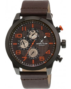 Montre homme avec dateur multifonctions Daniel Klein diamètre 4 cm, garantie 2 ans.Etanche 50 mètres.