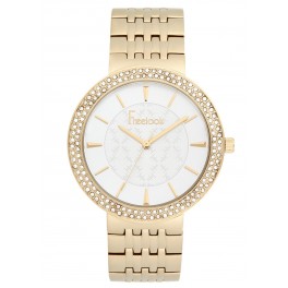 MONTRE FREELOOK METAL DOREE