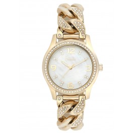 MONTRE FREELOOK METAL DOREE