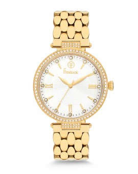 MONTRE FREELOOK METAL DOREE