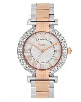 MONTRE FREELOOK FEMME BICOLORE CHIFFRES ROMAIN