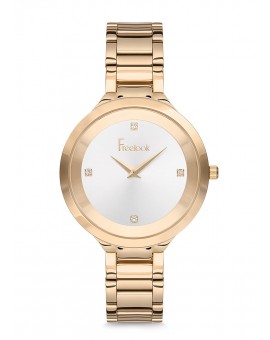 MONTRE FREELOOK METAL DOREE