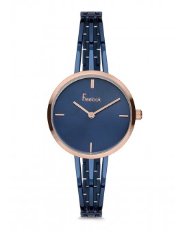 MONTRE FREELOOK METAL BLEUE