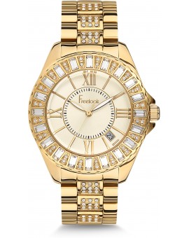 MONTRE FREELOOK METAL DOREE