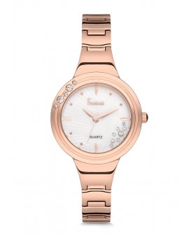 MONTRE FREELOOK METAL ROSEE