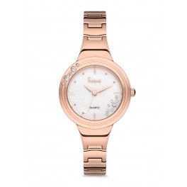 MONTRE FREELOOK METAL ROSEE