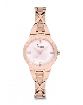MONTRE FREELOOK METAL DOREE