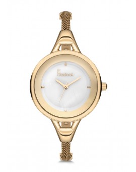 MONTRE FREELOOK METAL DOREE