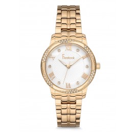 MONTRE FREELOOK METAL DOREE