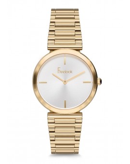 MONTRE FREELOOK DOREE TABAC