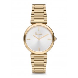 MONTRE FREELOOK DOREE TABAC