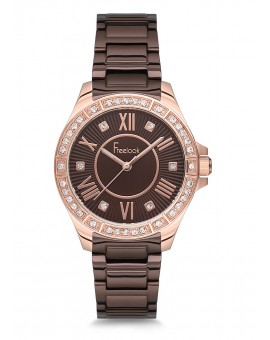 MONTRE FREELOOK FEMME TABAC