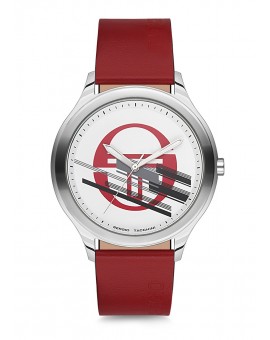 SERGIO TACCHINI CUIR ROUGE